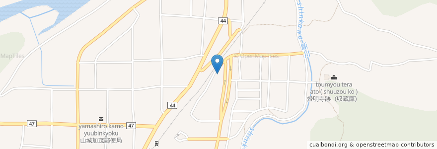 Mapa de ubicacion de 社会福祉法人青谷福祉会　特別養護老人ホーム加茂の里 en Japan, Kyoto Prefecture, Kizugawa.