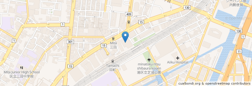 Mapa de ubicacion de ニュートーキョー en Japan, 東京都, 港区.
