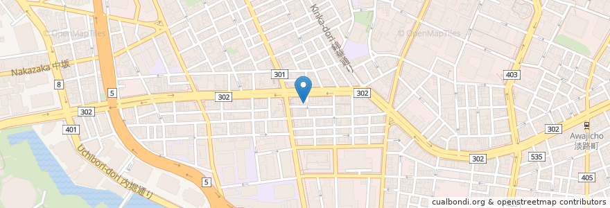 Mapa de ubicacion de TAM TAM en 日本, 东京都/東京都, 千代田區.