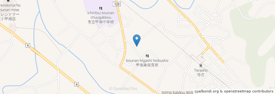 Mapa de ubicacion de 寺庄老人憩の家 en 日本, 滋賀県/滋賀縣, 甲賀市.