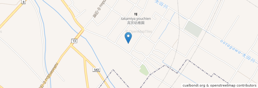 Mapa de ubicacion de 彦根市立高宮児童遊園 en Japão, 滋賀県, 彦根市.