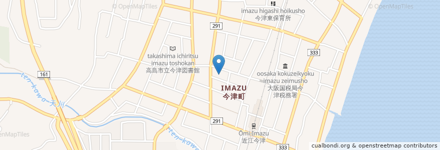 Mapa de ubicacion de 湖西広域連合在宅介護支援センター en ژاپن, 滋賀県, 高島市.
