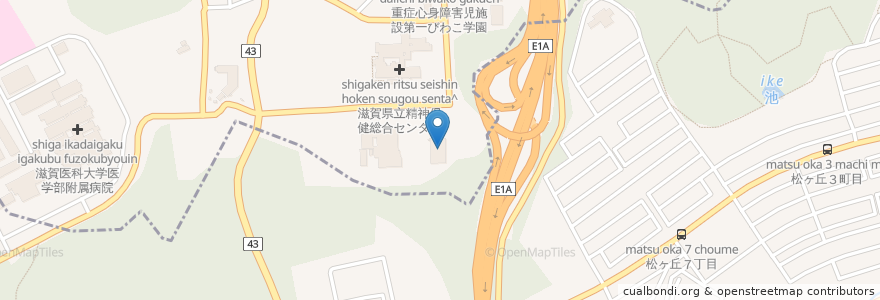Mapa de ubicacion de 社会福祉法人メイブル en Japón, Prefectura De Shiga, 大津市.