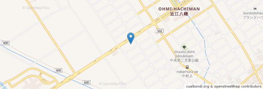 Mapa de ubicacion de 近江八幡市在宅介護支援センターおうみはちまん en Япония, Сига, 近江八幡市.