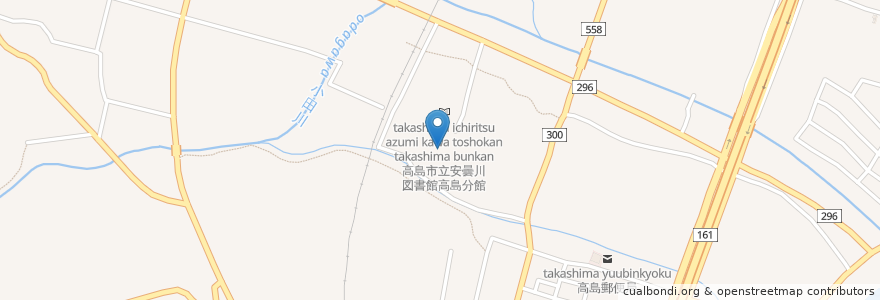 Mapa de ubicacion de 高島町在宅介護支援センター en Япония, Сига, 高島市.