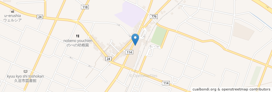 Mapa de ubicacion de 久居市在宅介護支援センターシルバーケア豊壽園 en 일본, 미에현, 津市.