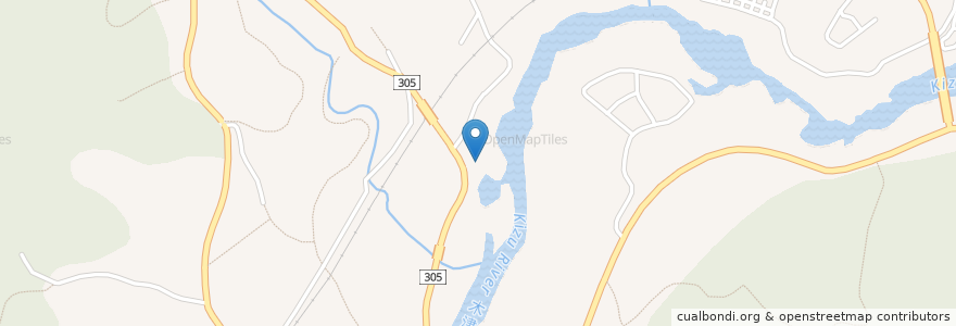 Mapa de ubicacion de 島ケ原村老人福祉センター「清流」 en 日本, 三重県/三重縣, 伊賀市.