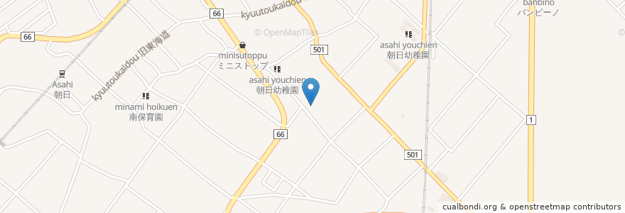 Mapa de ubicacion de 朝日町児童館 en Japão, 三重県, 三重郡, 朝日町.