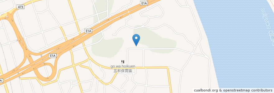 Mapa de ubicacion de 本田山荘在宅介護支援センター en 日本, 静岡県, 島田市.