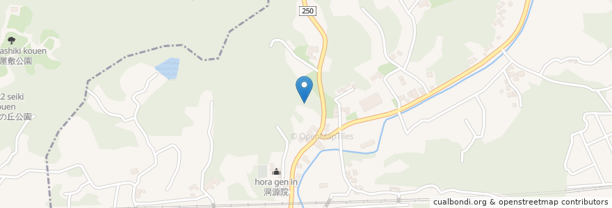 Mapa de ubicacion de 沢田児童遊園 en Japonya, 静岡県, 菊川市.