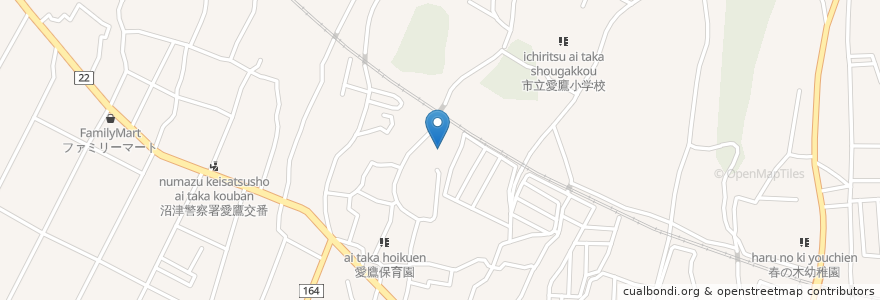 Mapa de ubicacion de 沼津のぞみの里 en 日本, 静岡県, 沼津市.