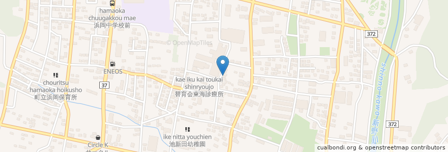 Mapa de ubicacion de 賛育会東海診療所 en 日本, 静冈县, 御前崎市.
