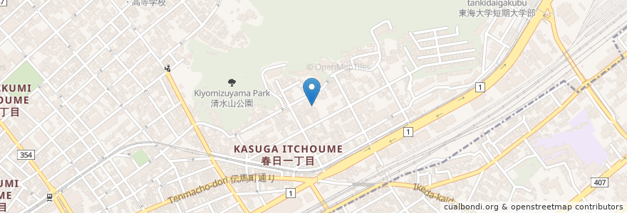Mapa de ubicacion de 静岡県点字図書館 en 日本, 静岡県, 静岡市, 葵区.