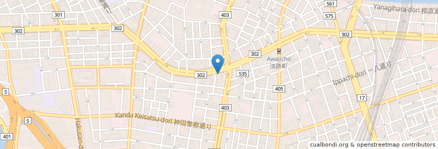 Mapa de ubicacion de くすりの福太郎神田小川町店 en Japon, Tokyo, 千代田区.