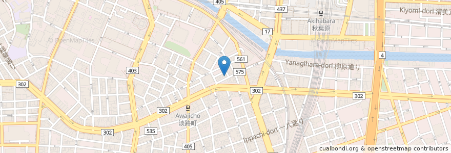Mapa de ubicacion de テスタドゥーラ en 日本, 東京都, 千代田区.