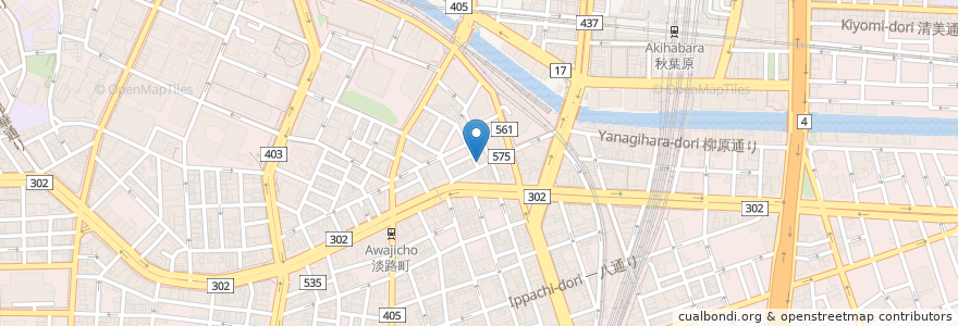 Mapa de ubicacion de トプカ en Japan, Tokio, 千代田区.