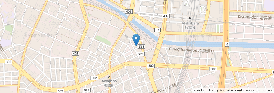 Mapa de ubicacion de 80's Cafe en Japon, Tokyo, 千代田区.
