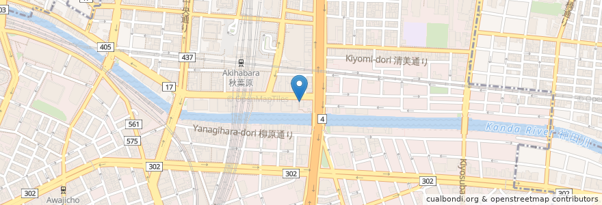 Mapa de ubicacion de 千代田区和泉橋区民館 en Japon, Tokyo, 千代田区.