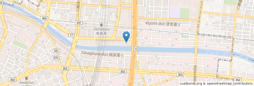 Mapa de ubicacion de 千代田区役所和泉橋出張所 en اليابان, 東京都, 千代田区.