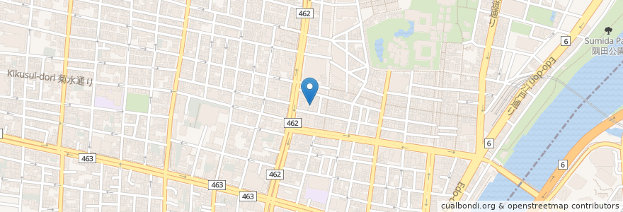 Mapa de ubicacion de Jakotsuyu Sento en Japonya, 東京都, 台東区.