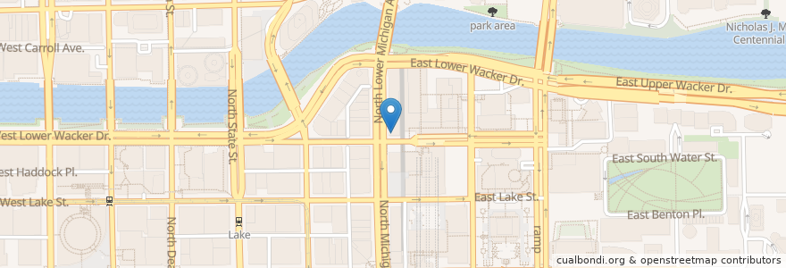 Mapa de ubicacion de PNC Bank en Estados Unidos De América, Illinois, Chicago.