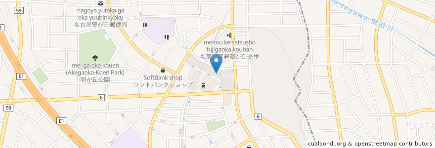 Mapa de ubicacion de ドトールコーヒーショップ en 日本, 愛知県, 長久手市.