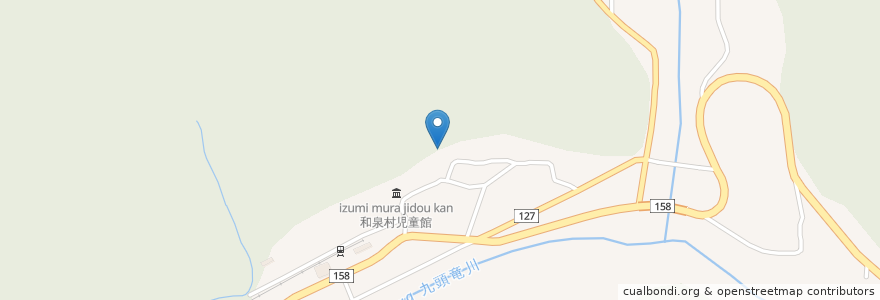 Mapa de ubicacion de 和泉村在宅介護支援センター en 日本, 福井県, 大野市.