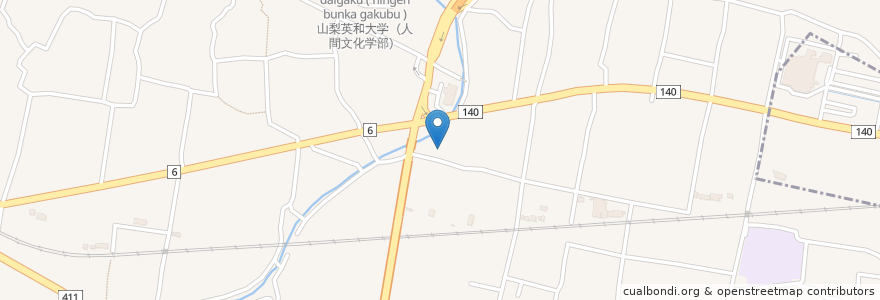 Mapa de ubicacion de グレープハウス在宅介護支援センター en 日本, 山梨県, 甲府市.