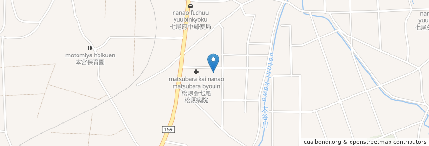 Mapa de ubicacion de ピアサポートのと en ژاپن, 石川県, 七尾市.