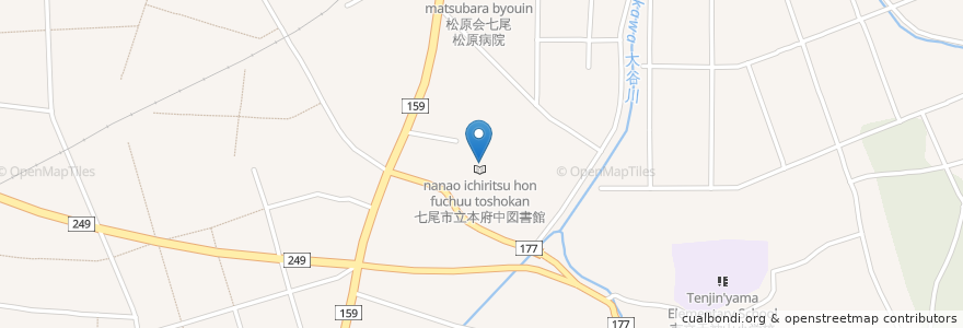 Mapa de ubicacion de 七尾市在宅介護支援センターふれあい社協 en ژاپن, 石川県, 七尾市.