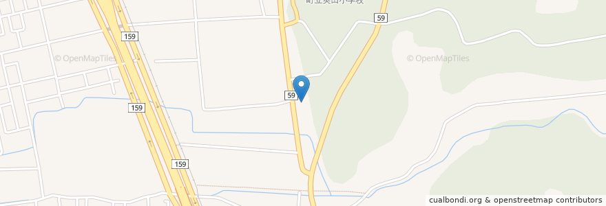 Mapa de ubicacion de 在宅介護支援センターあがたの里 en Jepun, 石川県, 河北郡, 津幡町.
