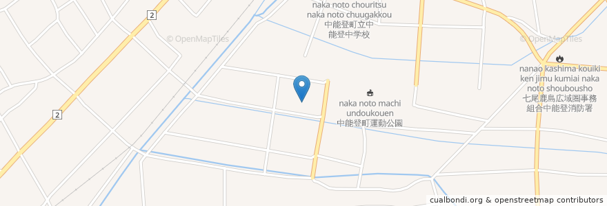 Mapa de ubicacion de 在宅介護支援センター鹿寿苑 en 日本, 石川県, 鹿島郡, 中能登町.