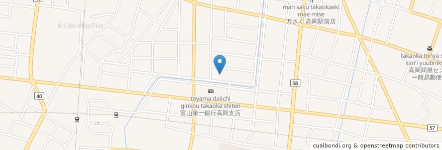 Mapa de ubicacion de おおぞら在宅介護支援センター en Japan, Präfektur Toyama, 高岡市.