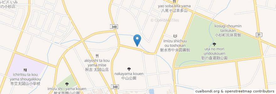Mapa de ubicacion de ふらっと en ژاپن, 富山県, 射水市.