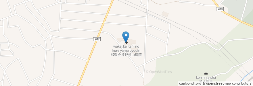 Mapa de ubicacion de 和敬会脳と心の総合健康センターリハビリテーションセンター en Japão, 富山県, 富山市.