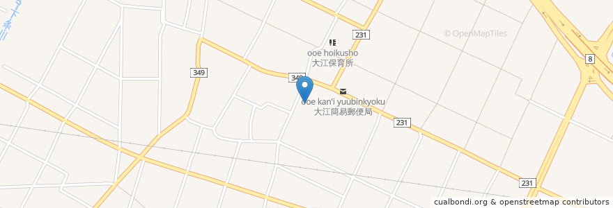Mapa de ubicacion de 小杉町在宅介護支援センター大江 en 日本, 富山県, 射水市.