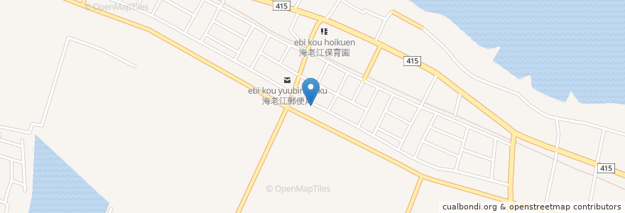 Mapa de ubicacion de 海老江児童センター en 日本, 富山県, 射水市.