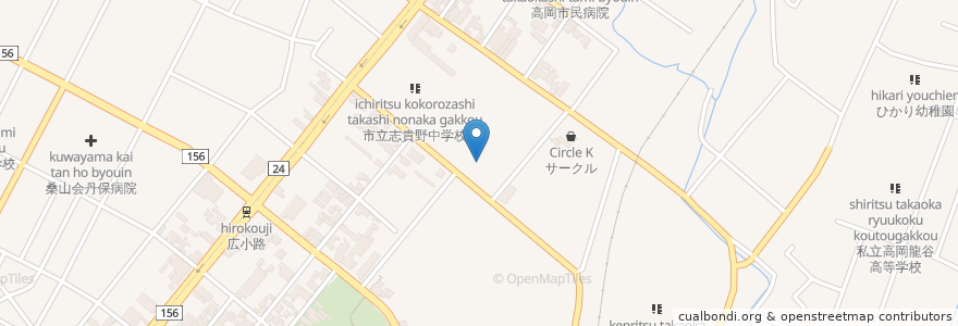 Mapa de ubicacion de 高岡市基幹型在宅介護支援センター en 日本, 富山県, 高岡市.