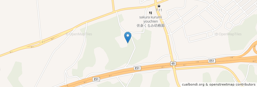 Mapa de ubicacion de 佐倉市立南部児童センター en Giappone, Prefettura Di Chiba, 佐倉市.
