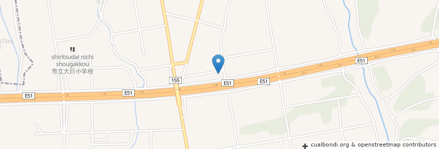 Mapa de ubicacion de 四街道市身体障害者通所授産施設サンワーク en Japon, Préfecture De Chiba, 四街道市.