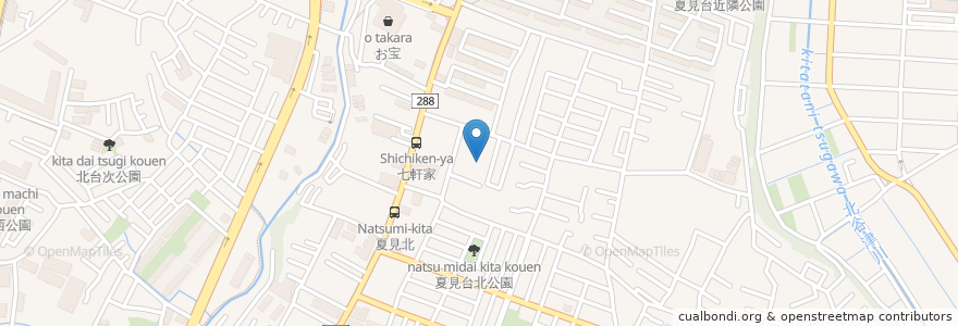 Mapa de ubicacion de 船橋市夏見児童ホーム en اليابان, 千葉県, 船橋市.