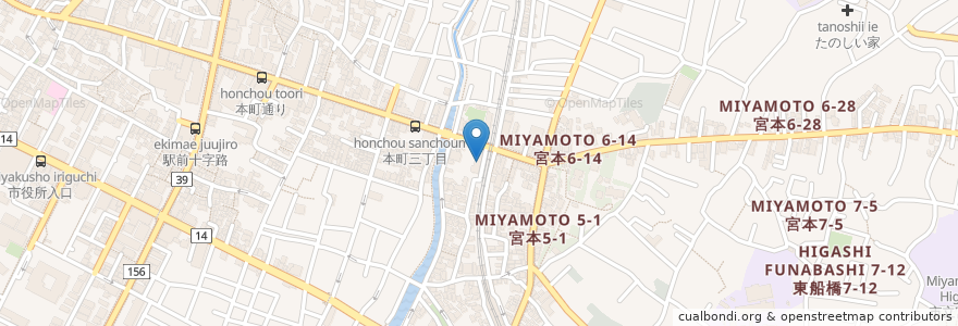 Mapa de ubicacion de 船橋市老人憩の家(船橋市スカイビル内) en 日本, 千葉県, 船橋市.