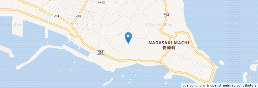 Mapa de ubicacion de 銚子市養護老人ホーム長崎園 en 日本, 千葉県, 銚子市.