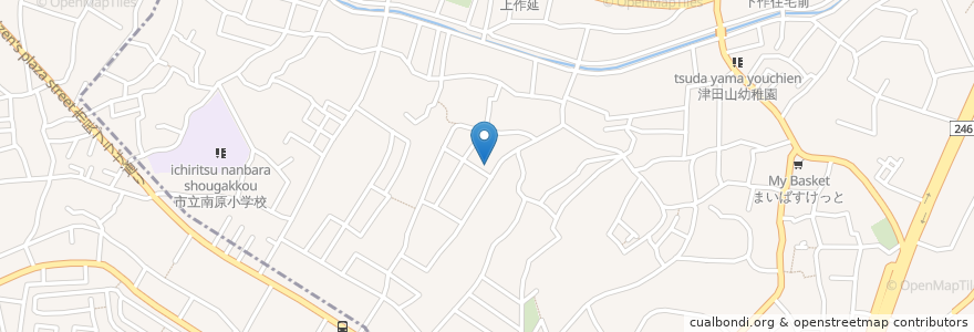 Mapa de ubicacion de あかしあ園 en 일본, 가나가와현, 川崎市, 高津区, 宮前区.