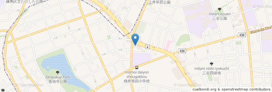 Mapa de ubicacion de あしたの会中途障害者の第二福祉作業所 en Japonya, 東京都, 練馬区, 杉並区.