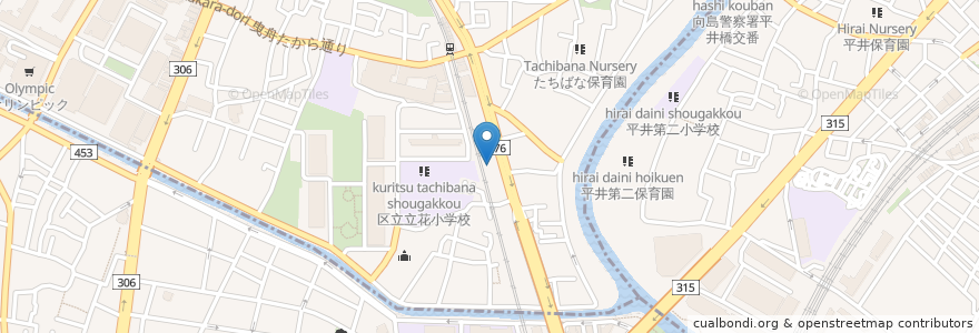Mapa de ubicacion de たちばな在宅介護支援センター en اليابان, 東京都, 墨田区.