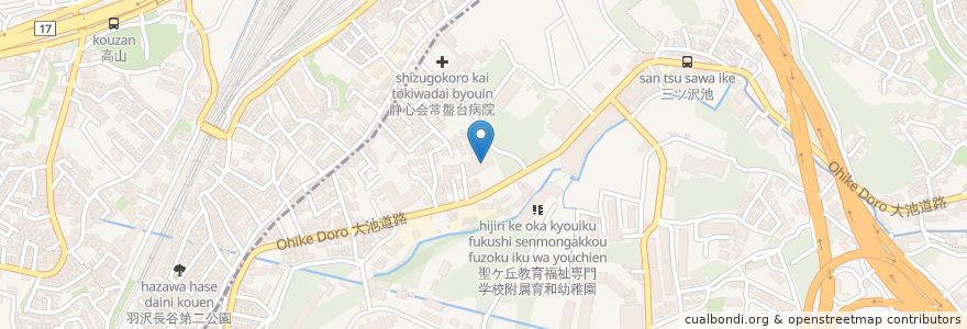 Mapa de ubicacion de なでしこ会　夢の里 en ژاپن, 神奈川県, 横浜市, 神奈川区.