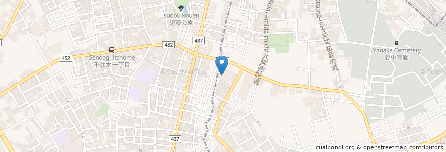 Mapa de ubicacion de やなか在宅介護支援センター en 日本, 东京都/東京都, 文京区.