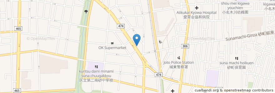 Mapa de ubicacion de ゆめ工房 en 일본, 도쿄도, 江東区.