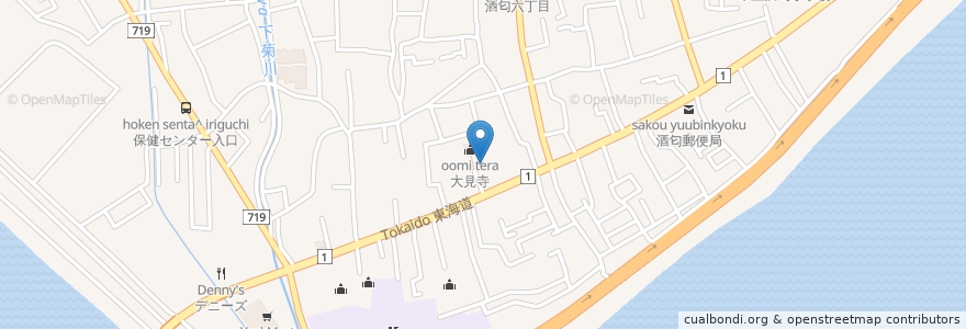 Mapa de ubicacion de ゆりかご園 en 일본, 가나가와현, 小田原市.